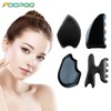 Bian Stone 구아샤 페이셜 바디 마사지 도구, 비안 스톤, 릿지가있는