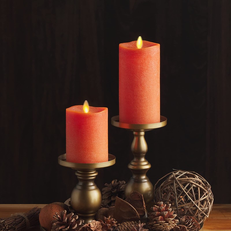 Luminara - Flameless LED Battery Operated Flickering Pillar Candles -