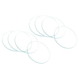 CoCud Watch Crystal Len Glass, 24mm Dia. Optical Glass Single Dome Face Crystals Replacement Lens Clear - (Applications: for Watchmaker Repair Electronic Mechanical Watch), 8-Pieces