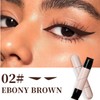 2PCS Eyeliner Stamp Set Black & Brown, 2025 New Foldable
