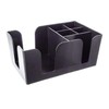 Classic Plastic Bar Storage System Black Bar Container Bar Organizer
