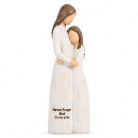 XIYOUQI Gifts for Mom from Daughter, Mother Daughter Figurines, Sentimental Mother Daughter Statue for Birthday, Mother’s Day, Christmas, Keepsake Decor
