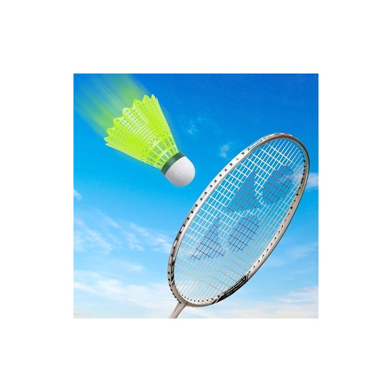 6 Piezas Pelota de Bádminton, Bolas de Bádminton de Entrenamiento