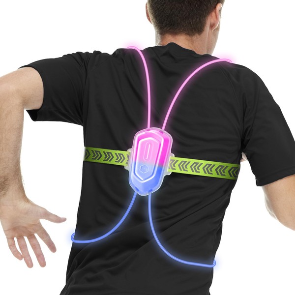LED Safety Vest, Running Light Vest, Running Lights for Runners,