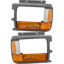 jpautowholesale For 1991-1996 Dodge Dakota Parking Light Set Driver and Passenger Side