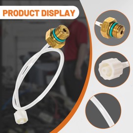 Dilomber 16106 Refrigerant Identifier Sample Hose Replacement for Robinair 1234yf AC Machines GE-50300, 10500, AC1234-6, ACR325M, AC1234-4 Units (562146), for 16900 CoolTech ID Refrigerant Identifier