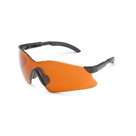 Gateway Safety 14GB69 Hawk Wraparound Safety Glasses, Blue Light Filter Lens, Black Temple