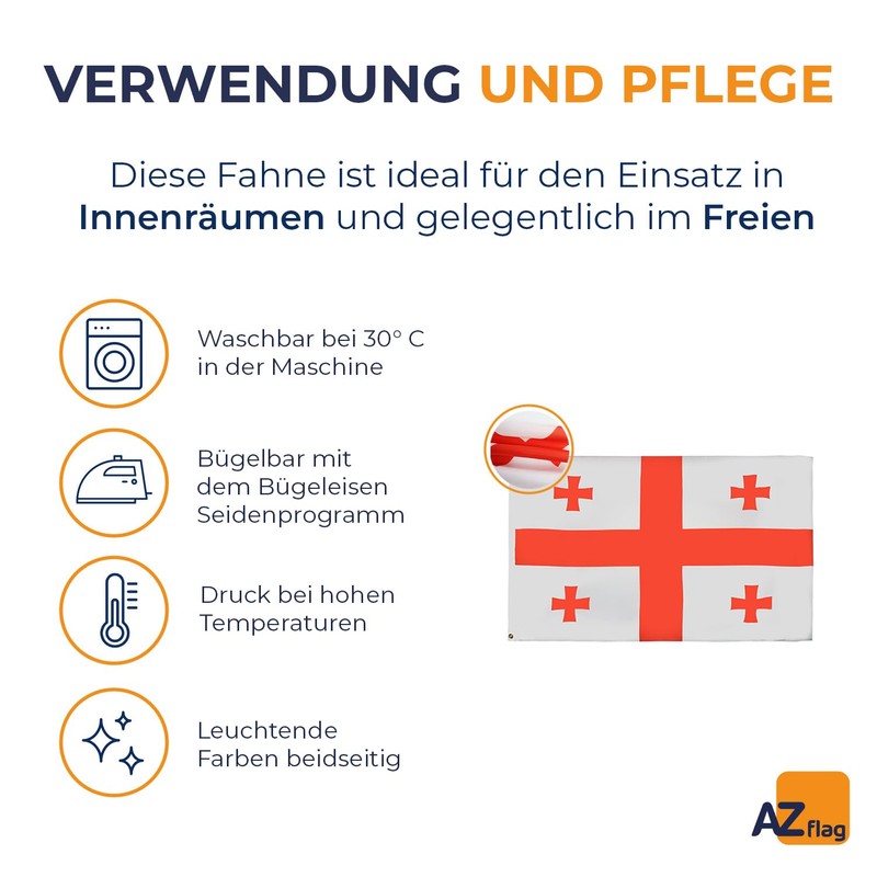 AZ FLAG - Flagge Georgien - 150x90 cm - Georgische
