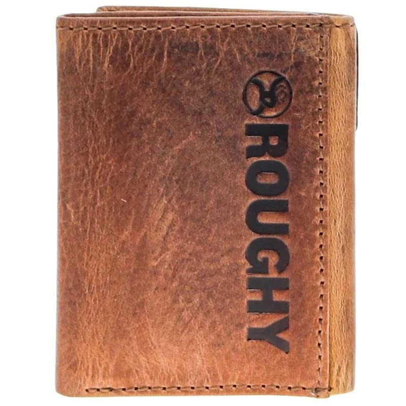 HOOEY Leather Tri-Fold Men's Wallet (Canyon - Brown)