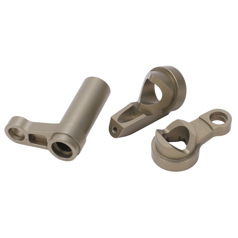 RC Steering Knuckle Kit Aluminum Alloy Shock Absorption Steering Assembly