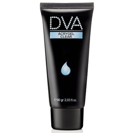 DVA, Acrylic Gel Colour Clear, Acrylic Gel for Nail Reconstruction, Lightweight and Modelable Gel, No Dripping, for Strong and Light Nails, Suitable for Damaged Nails, 60 g