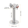 sourcing map Pipe Support, Stainless Steel Pipe Support Brackets, Adjustable