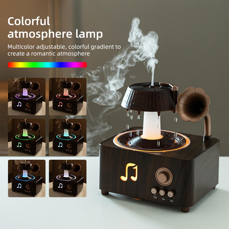 Raindrop Aromatherapy Diffuser,Essential Oil Diffuser,250ML Cool Mist Humidifier with White
