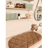 Quilted Padded Vegan Leather Portable Changing pad Mat | Play