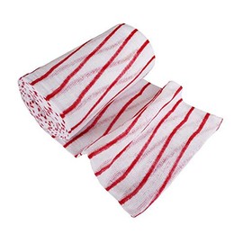 Ramon Hygiene Stockinette Roll with Red Stripe, 30 cm x 11.5 Meter, Absorbent and Durable Cleaning Cloth, Cut to Desired Length