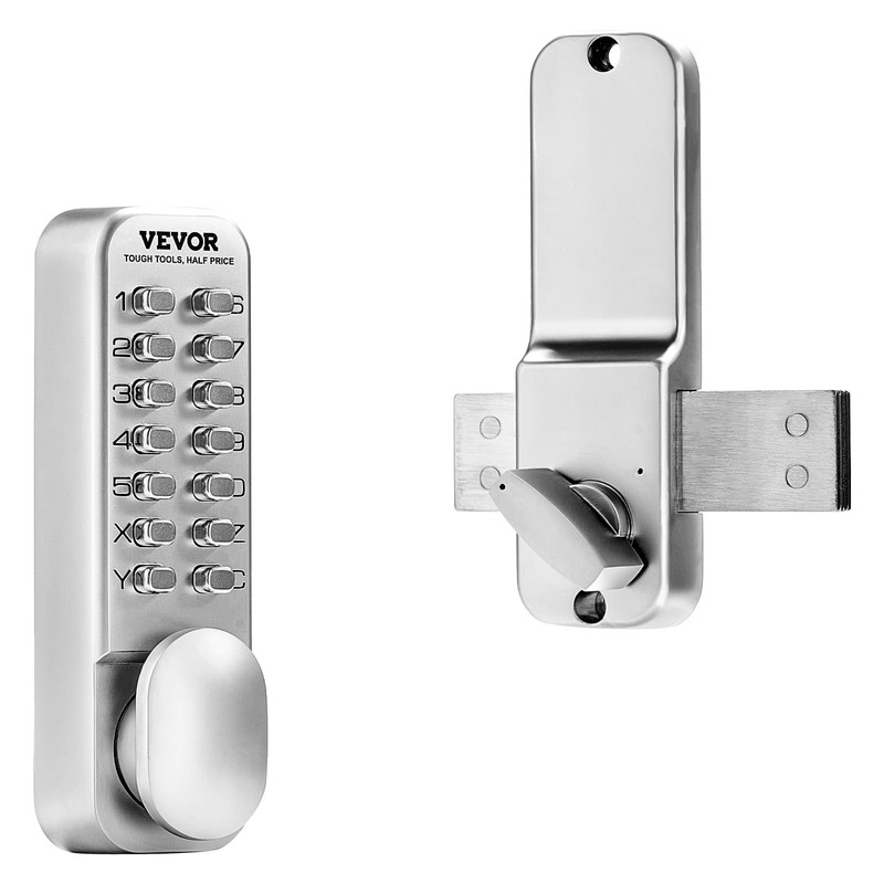 VEVOR Mechanical Keyless Entry Door Lock, 14 Key Door Lock,