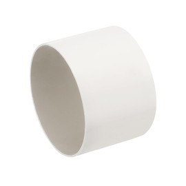 PATIKIL 6.3 Inch Round Plastic Duct Pipe Connector 4 Inch Long Duct Exhaust HVAC Ventilation Tube Ducting Extension for Dryer Vent Connection Extraction Heating Cooling Pipe Lines