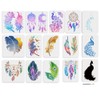 MAYJOYDIY 15 Elegant Peacock Stencils Feather Dream Catcher Painting Stencil
