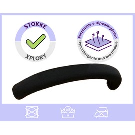 PROTEC TIF | Neoprene Bumper Bar Sleeve Compatible with Stokke XPLORY | Fits on top of the Original Cover |