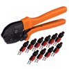 51 PCS Ratchet Powerpole Crimping Manual Tool Kit for 15A