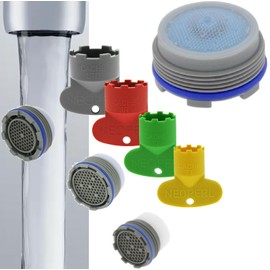 Neoperl 1.8 gpm Laminar Stream Cache Aerator Pressure Compensating All Four Sizes with Keys