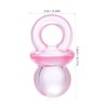 SHOWERORO 100 Pcs Acrylic Pacifier Beads Pacifier Shower Party Mini