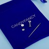 CANDYFANCY 1 Pair 16g G23 Titanium Threadless 4mm CZ Stud