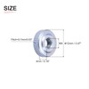 DTGN 10pcs M4x4mm(DxH) Knurling Nuts for Furniture and Equipment Thumb