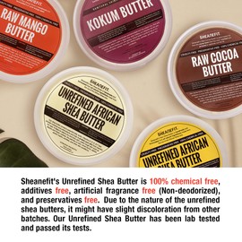 Sheanefit Sheanefit Raw Unrefined African Shea Butter, Natural Body Butter, Soft & Smooth Daily Moisturizer For Face & Body Ivory 8oz (Pack of 1)