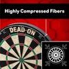 Viper Dead-On Tournament Bristle Steel Tip Dartboard Set with Staple-Free