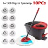 Universal 10 pcs Spin Mop Refill Head Replacement For O
