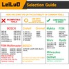 LEILUO 116 Pcs Multitool Blade Kits Cutting and Sandpaper Oscillating