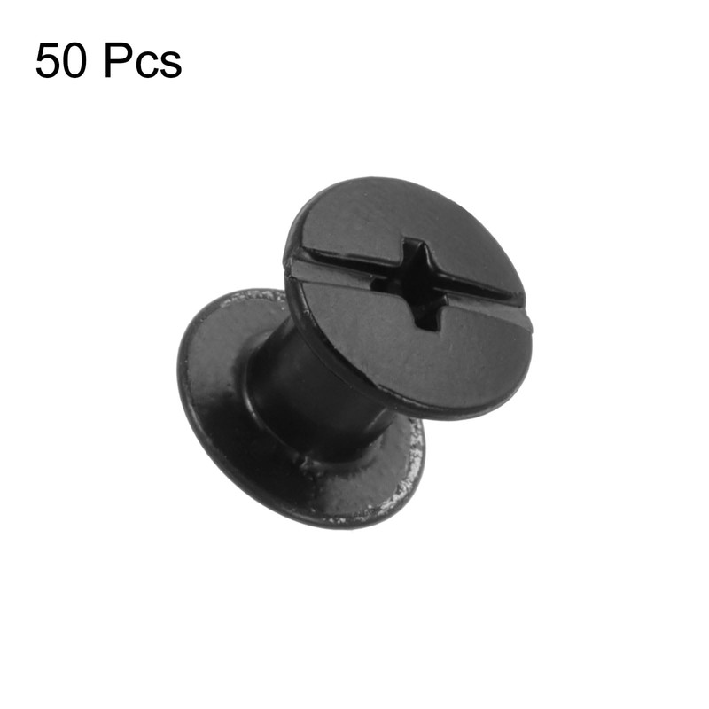 sourcing map 50set M5 x 5mm Chicago Screw Metal Phillips