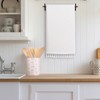 WILLBOND Pink Bow Kitchen Decor Acrylic Kitchen Utensil Holder Crock