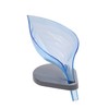 LABRIMP 4pcs Leaf Soap Drain Dish Plastic Soap Box Holder