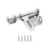 QWORK® Bolt Lock Gate Latch, gate Bolts for Wooden Gates,
