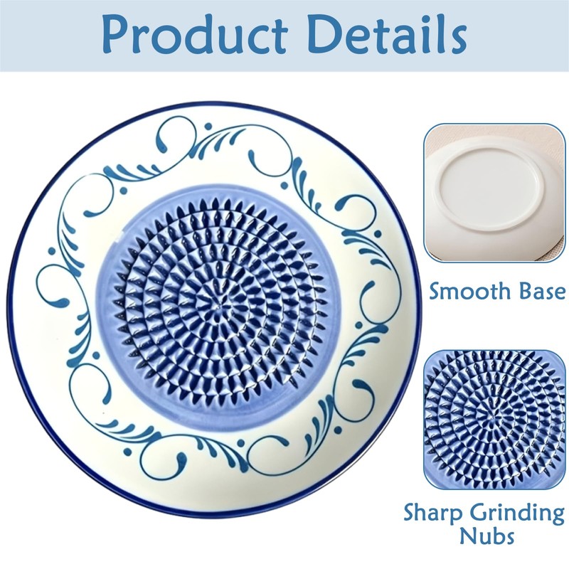 Ceramic Grater Plate, Garlic Grater Plate, Spanish Tomato Grater Plate,