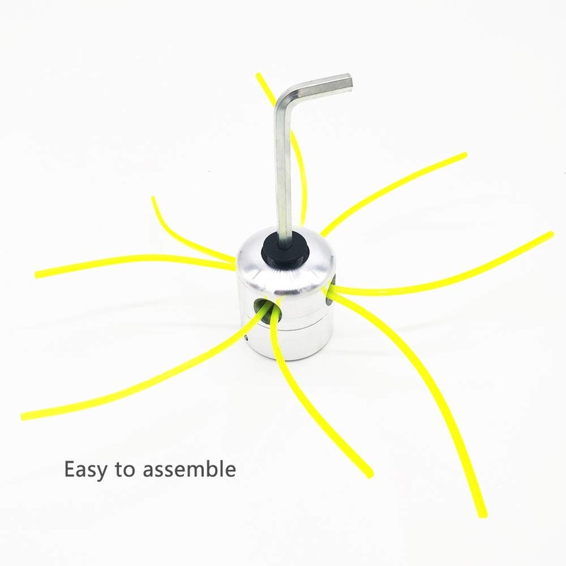 Universal Aluminium Trimmer Head Nylon Mowing Cutter Head with Trimmer