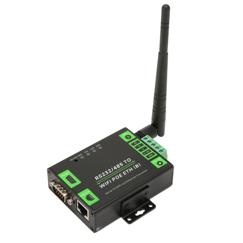 RS232 RS485 to WiFi POE Ethernet Serial Server Converter Multifunction
