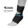 Trainers Choice Copper Ankle Compression Wrap, Copper Ankle Brace for