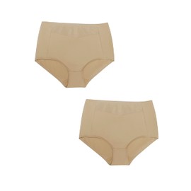 BE SHAPY 7345 x2 Pack Fajas Colombianas Reductoras y Moldeadoras Women Tummy Control Panties Shapewear Underwear for Women