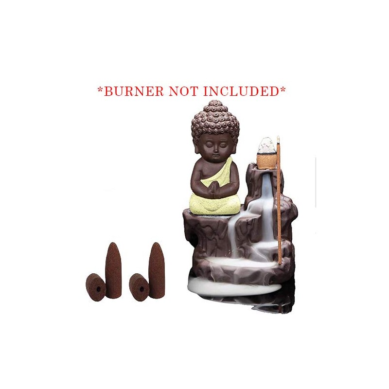 Backflow Incense Cones (Lavender) Total 40 Cones - Hem Incense