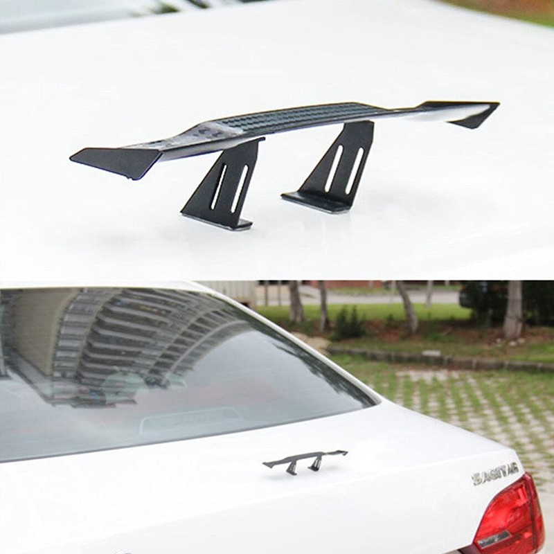 Genérico Mini Spoiler para Auto Tipo Fibra de Carbono, alerón