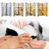 Oshhni 4Pcs Nail Art Foil Flakes Manicure Decorations Nail Foil