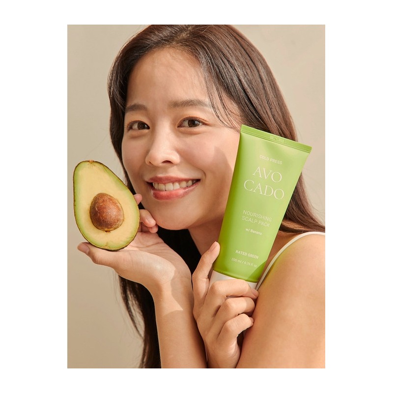 Cold Pressed Avocado Nourishing Scalp Pack 200ml / 콜드프레스 아보카도