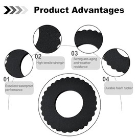 Tank Protection Ring, Foam Rubber Padding Ring, Tank Cap Padding, Compatible with Simson S50 S51 S70 KR51 SR50 SR80 SR4 Foam Rubber Cushion Ring Fuel Cap Protective Ring Paint Protection