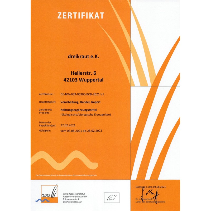 Bio Goldrutenkraut geschnitten - 200 Gramm, 100% Europäische Wildsammlung, Blasentee,