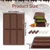 ZUGHXMS Dubai Chocolate Bar Mold Deep for Filling Kunafa Pistachio,
