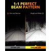 OXILAM 9007 HB5 LED Light Bulbs, 30000LM 800% Brighter, 6500K