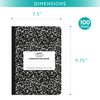 Alitte Composition Notebooks 12-Pack | Wide Ruled, 200 Pages (100